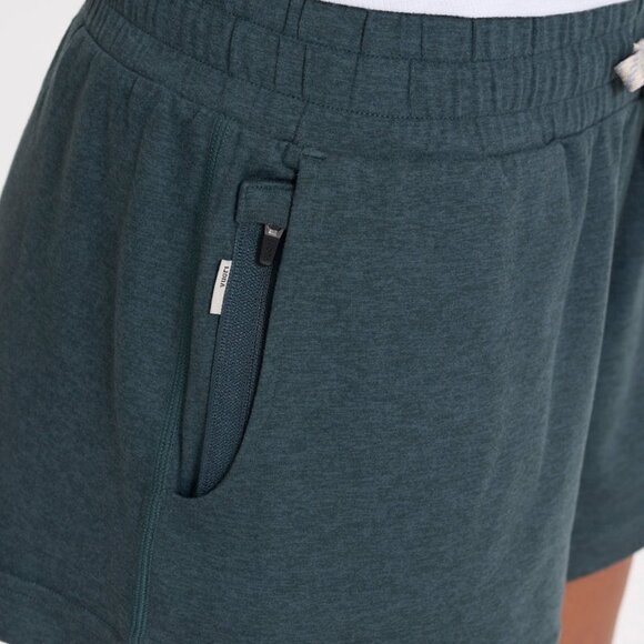 Vuori Halo Performance Short Women's DreamKnit™ Shorts, Heather Green, Medium - Picture 9 of 11